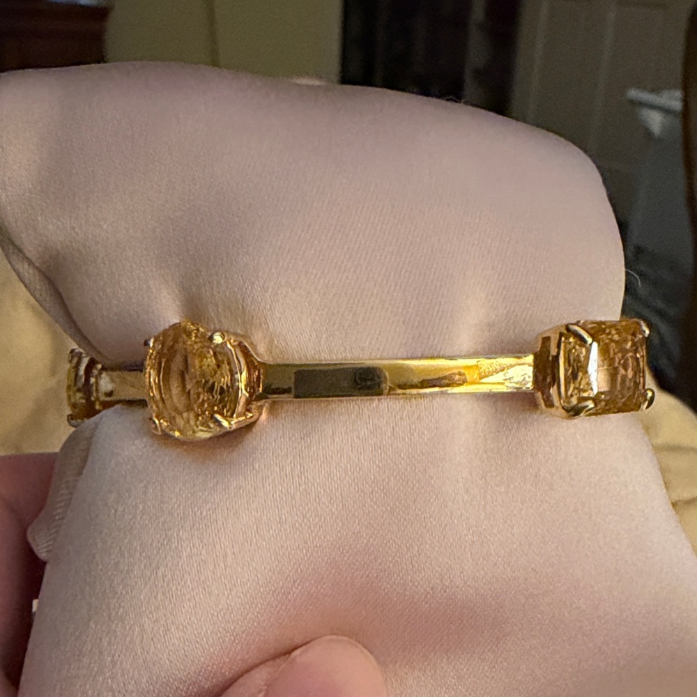 Kate Spade Yellow Rhinestone Bracelet - Picture 3 of 6